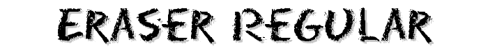 Eraser Regular font